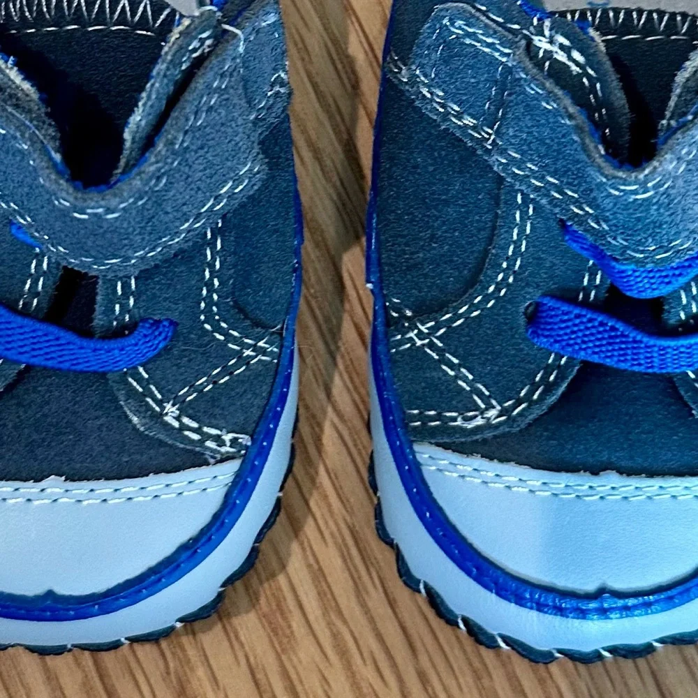 PEDIPED GRAY AND ROYAL BLUE SIZE 6-12 MONTHS